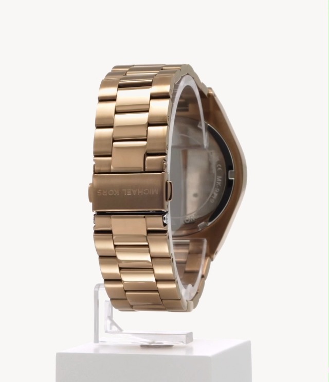 Amazon.com: Michael Kors Lennox Chronograph Beige Gold-Tone